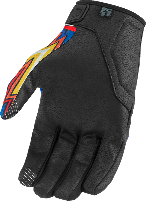 ICON Hooligan™ CE Flyboy Gloves - Blue - Medium 3301-4710