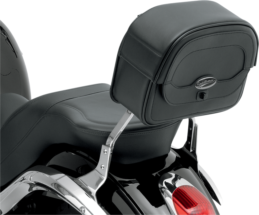 SADDLEMEN Large Cruis'n Sissy Bar Bag - Black 3503-0049