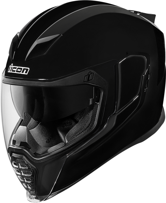 ICON Airflite™ Motorcycle Helmet - Gloss - Black - Large 0101-10857