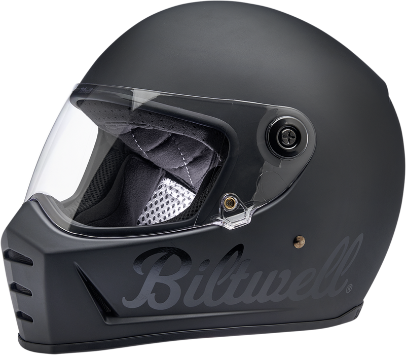 BILTWELL Lane Splitter Motorcycle Helmet - Flat Black Factory - XL 1004-638-105