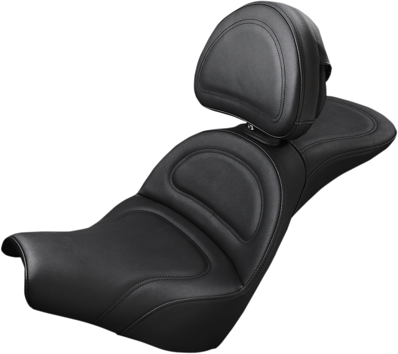 SADDLEMEN Explorer Seat - w/ Driver Backrest - FXBB '18-'22 818-30-030