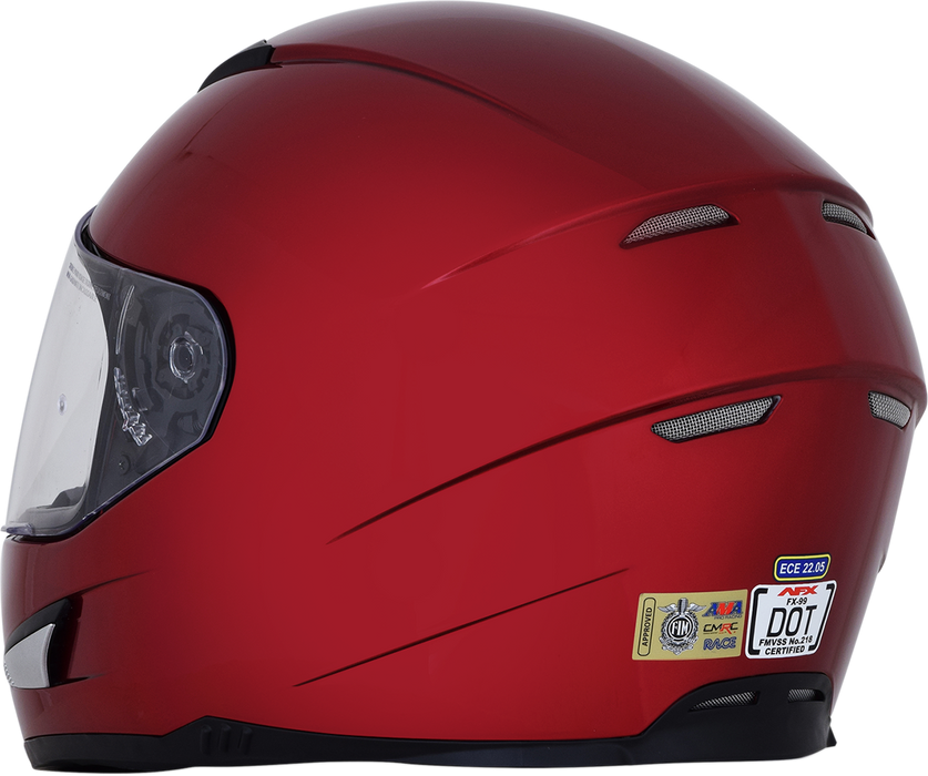 AFX FX-99 Motorcycle Helmet - Wine Red - XS 0101-11083