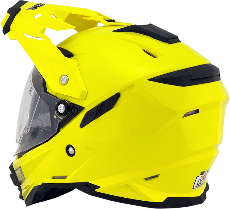 AFX FX-41DS Motorcycle Helmet - Hi-Vis Yellow - 2XL 0110-3777