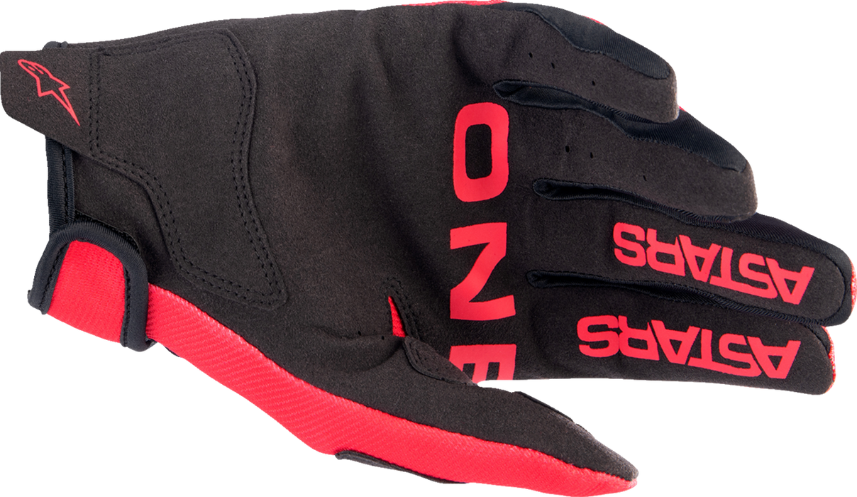 ALPINESTARS Youth Radar Gloves - Red/White - Large 3541823-3120-L