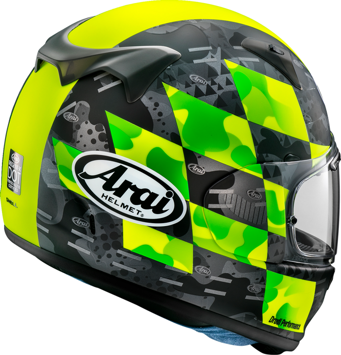 ARAI Regent-X Motorcycle Helmet - Patch - Yellow Frost - XS 0101-15827