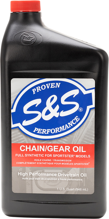 S&S CYCLE Synthetic Chain/Gear Oil - 1 U.S. quart 153763