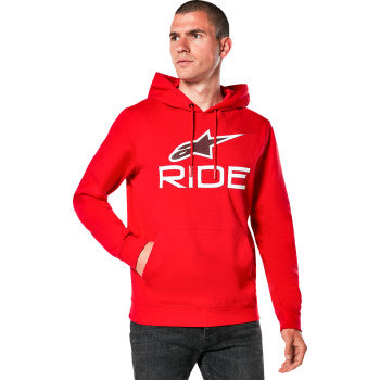 ALPINESTARS Ride 4.0 Hoodie - Red/White/Black - 2XL 1214-51820-321-2XL