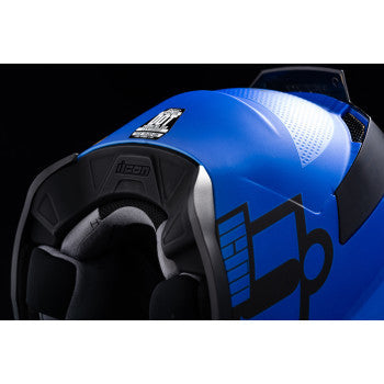 ICON Airflite™ Motorcycle Helmet - Jewel - MIPS® - Blue - Medium 0101-14192