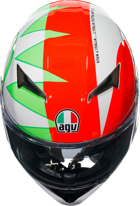 AGV K3 Motorcycle Helmet - Rossi Mugello 2018 - Medium 2118381004005M