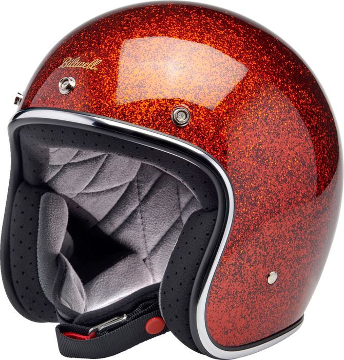 BILTWELL Bonanza Motorcycle Helmet - Rootbeer Megaflake - XS 1001-457-201