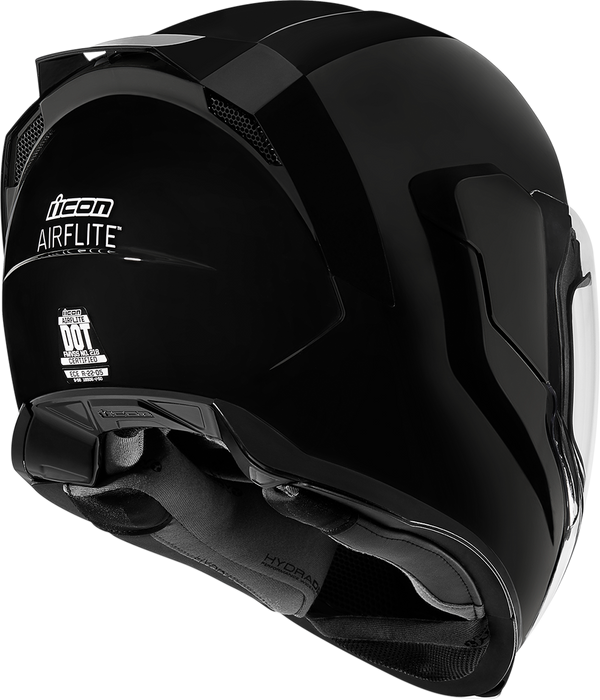 ICON Airflite™ Motorcycle Helmet - Gloss - Black - XL 0101-10858