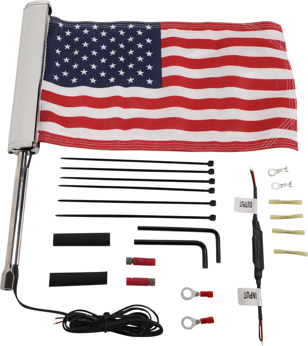 CIRO U.S. Flag - LED Flagpole 70600