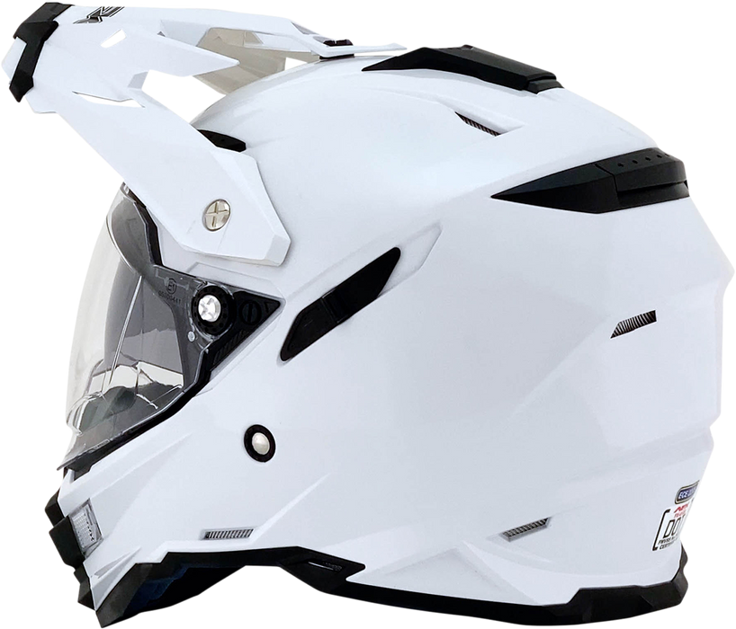 AFX FX-41DS Motorcycle Helmet - Pearl White - XL 0110-3752