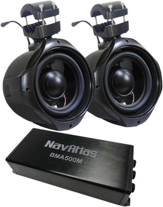 NAVATLAS 8" Subwoofer/Amplifier NT308BPK