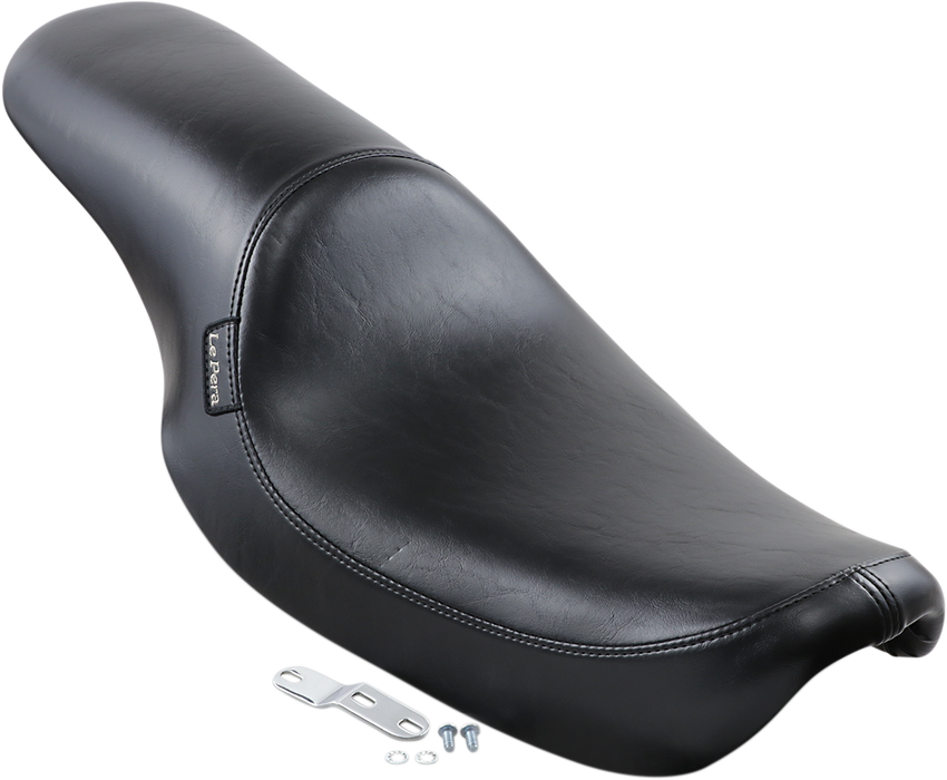 LE PERA Silhouette Full-Length Seat - Smooth - Black - Dyna '91-'95 L-861