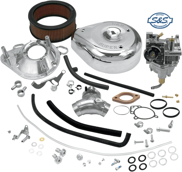 S&S CYCLE "G" Carburetor Kit for '93-'99 80" Big-Twin 11-0434