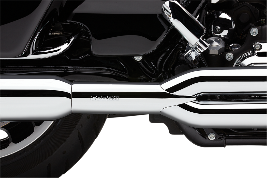 COBRA 2:1 Exhaust - Chrome Glide /Road King 2009-2016 FL 6450