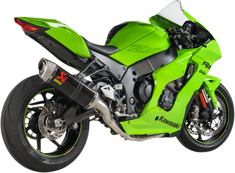 Akrapovic Exhaust Kawasaki ZX10R 2021-2024 Evolution Full System in Carbon Fiber S-K10E10-RC