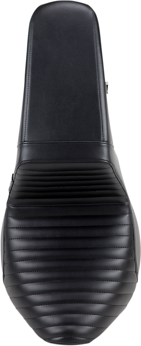 LE PERA Kickflip Seat - Pleated - Black - Softail '18-'21 LYR-590PT