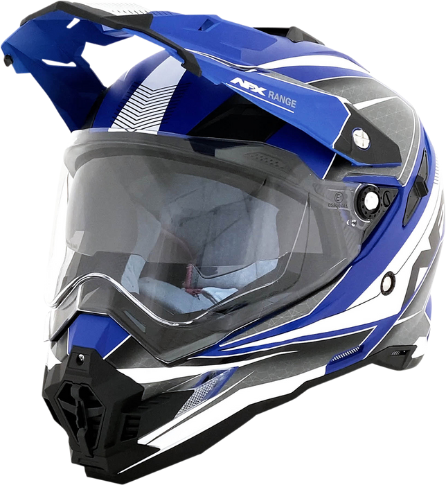 AFX FX-41 Motorcycle Helmet - Range - Matte Blue - XL 0140-0074