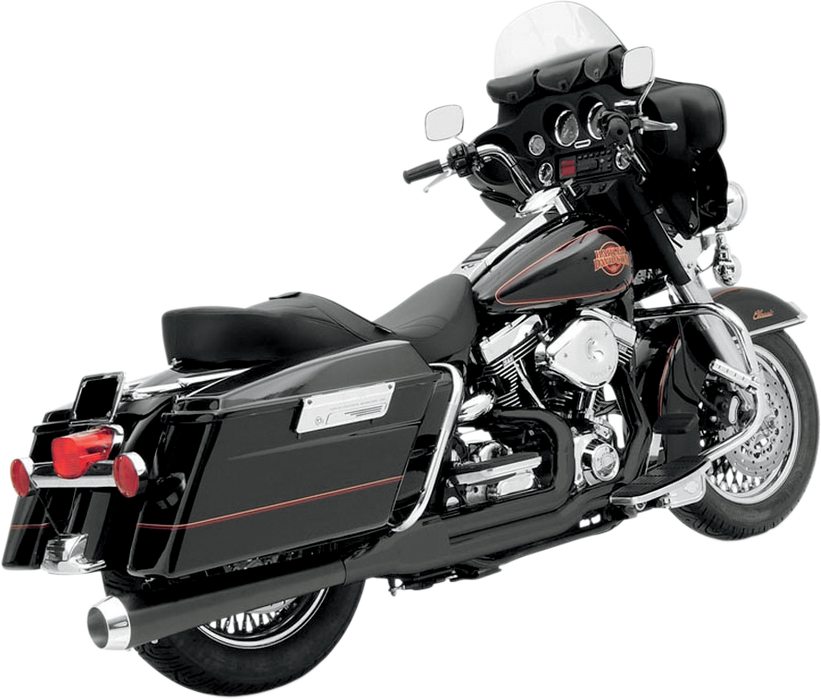 BASSANI XHAUST Heat Shields - Black HS-FLH-637CLB