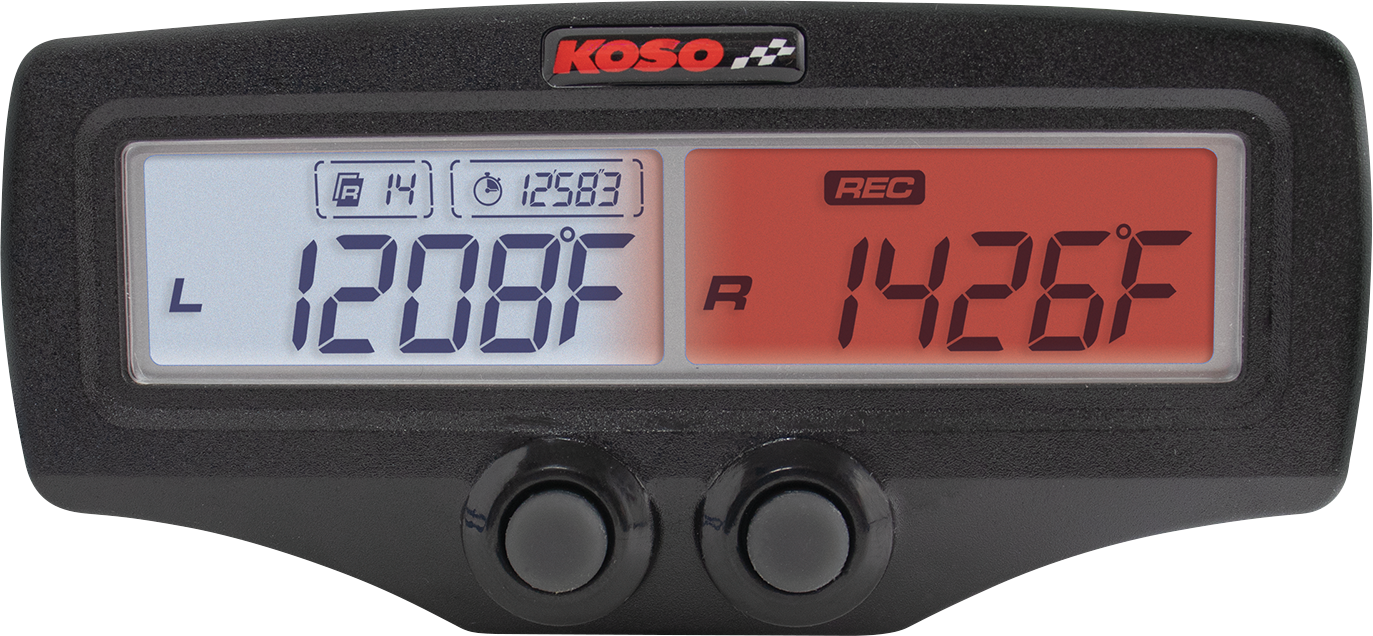 KOSO NORTH AMERICA EGT-02R Standard Dual Sensor Meter BA006010