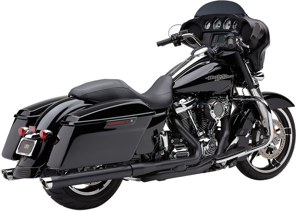 COBRA 3" Mufflers - Black - '17-'20 Bagger 6021RB