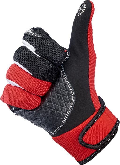 BILTWELL Baja Gloves - Red - Large 1508-0801-304