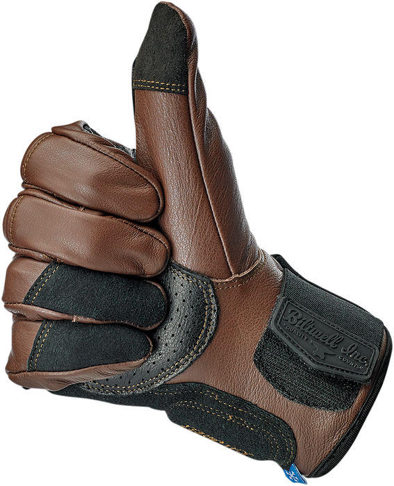 BILTWELL Belden Gloves - Chocolate/Black - Large 1505-0201-304