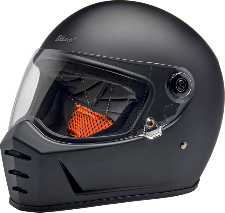 BILTWELL Lane Splitter Helmet - Flat Black - Large 1004-201-504