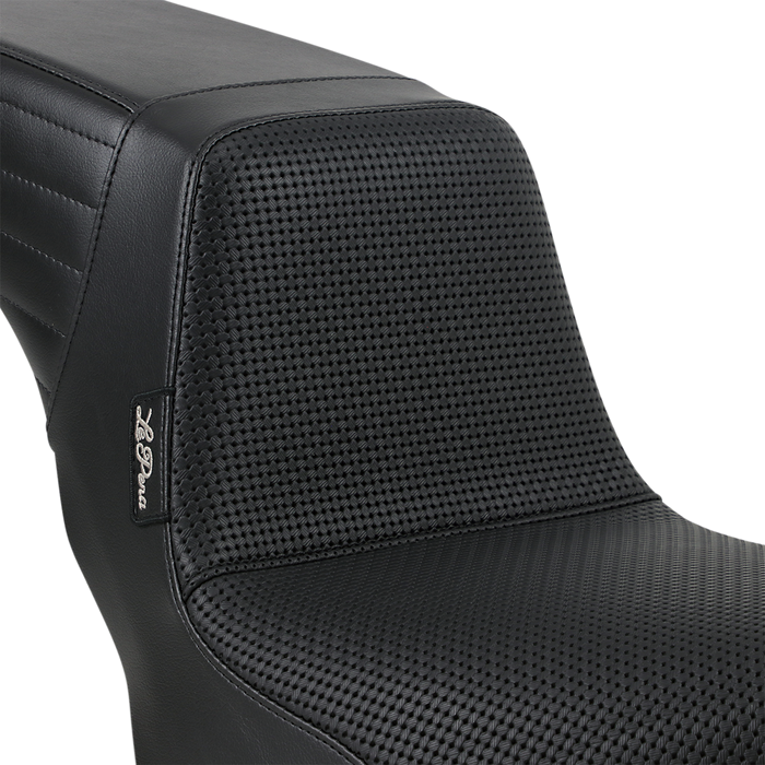 LE PERA Kickflip Seat - Basketweave - Black - FXBB '18-'21 LY-590BW