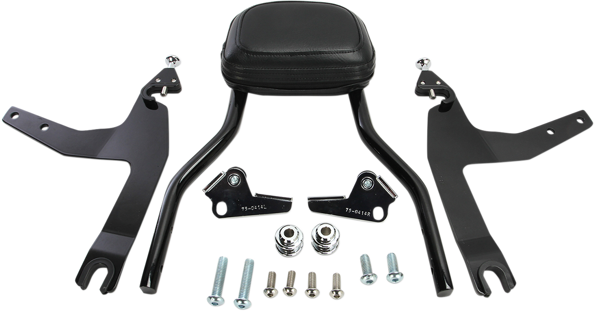 COBRA Backrest Kit - 14" - Black - Softail 602-2002B