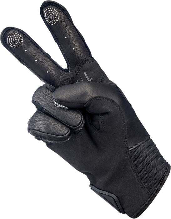 BILTWELL Bridgeport Gloves - Black Out - Small 1509-0101-302