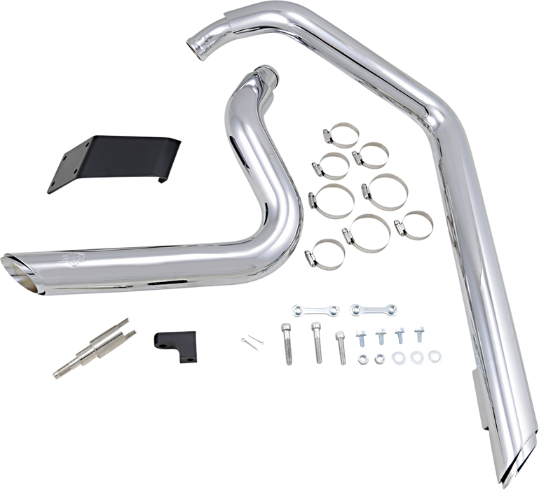 VANCE & HINES Shortshots Staggered Exhaust System - Chrome 17223