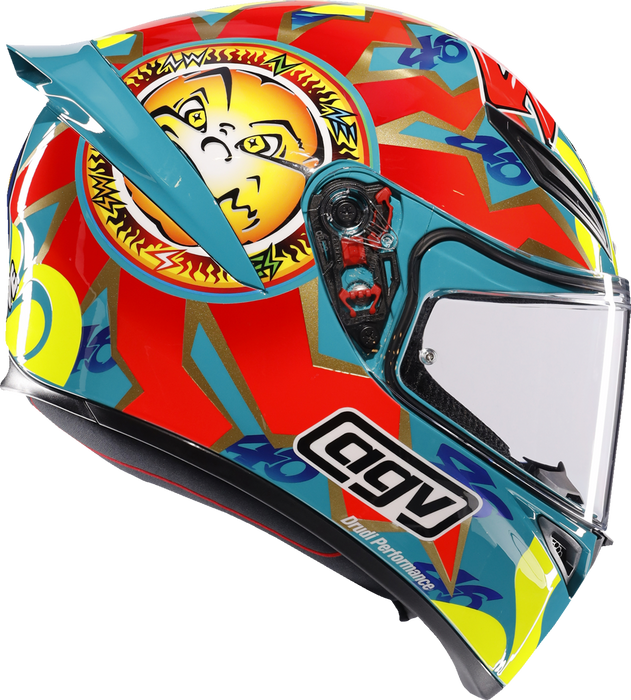 AGV K1 S Motorcycle Helmet - Rossi Mugello 1999 - 2XL 2118394003-041-XXL