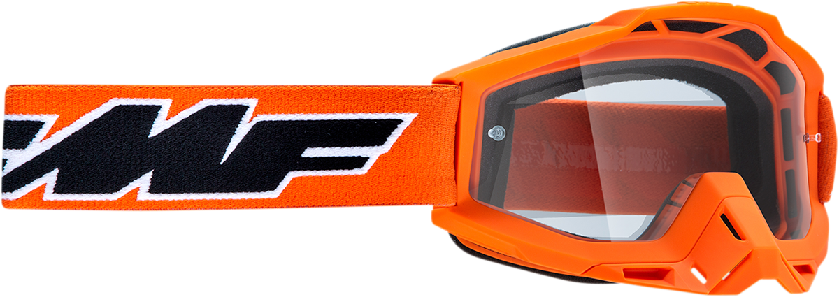 FMF Youth PowerBomb Goggles - Rocket - Orange - Clear F-50047-00003 2601-2995