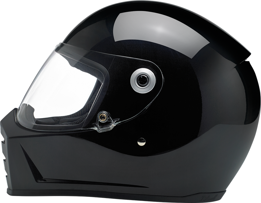 BILTWELL Lane Splitter Motorcycle Helmet - Gloss Black - Medium 1004-101-103