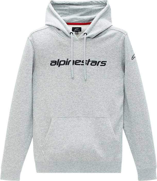 ALPINESTARS Linear Hoodie - Heather Gray/Black - Large 1213516701026L