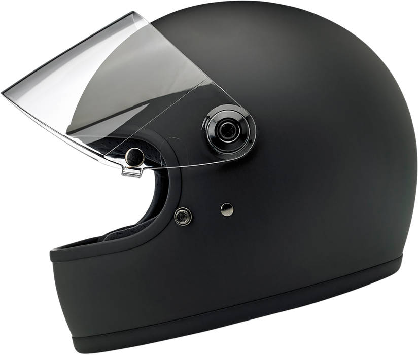 BILTWELL Gringo S Motorcycle Helmet - Flat Black - Small 1003-201-102