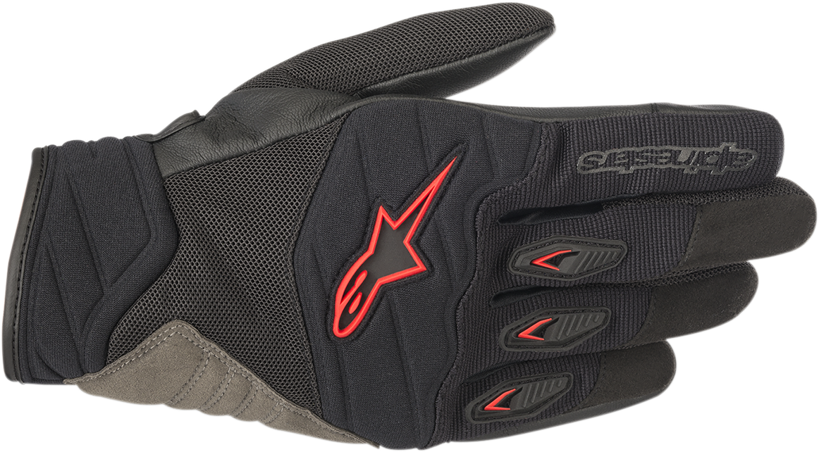 ALPINESTARS Shore Gloves - Black/Red - Medium 3566318-13-M