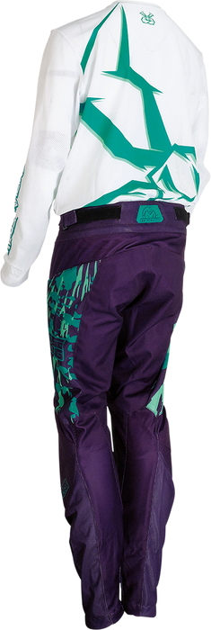 MOOSE RACING Youth Agroid Pants - Purple/Teal - 18 2903-2171