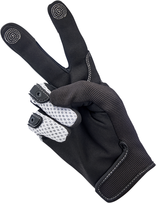 BILTWELL Anza Gloves - White - Small 1507-0401-002