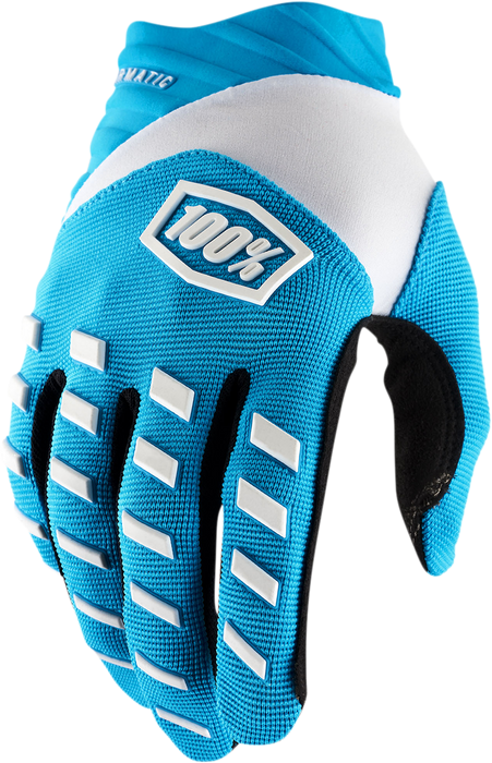 100% Airmatic Gloves - Blue - Large 10000-00007