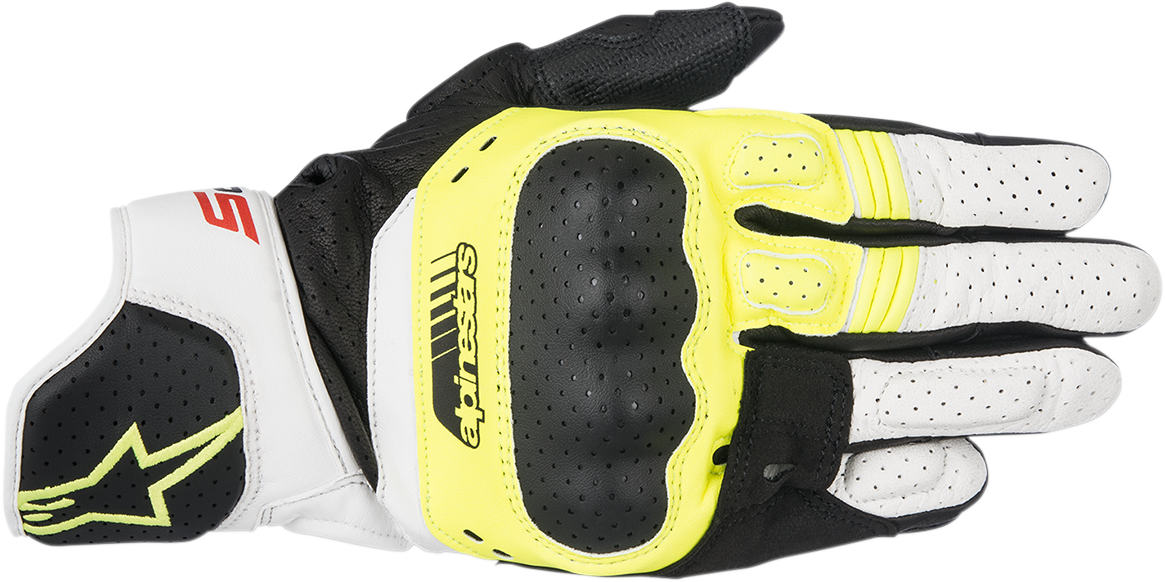 ALPINESTARS SP-5 Gloves - Black/Fluo Yellow/White - Small 3558517-158-S