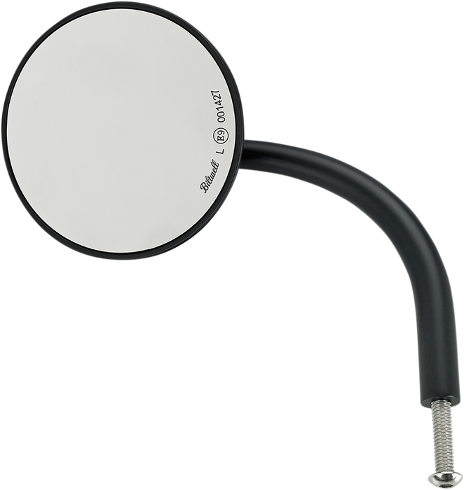 BILTWELL Mirror - Round - Black 6503-400-131