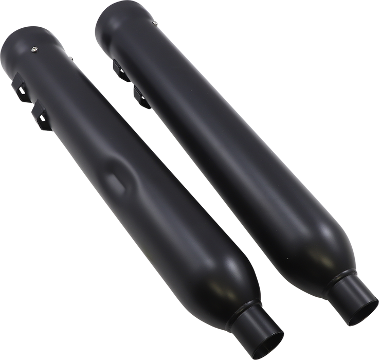 COBRA Neighbor Hater Mufflers for '95-'16 Bagger - Black 6107RB