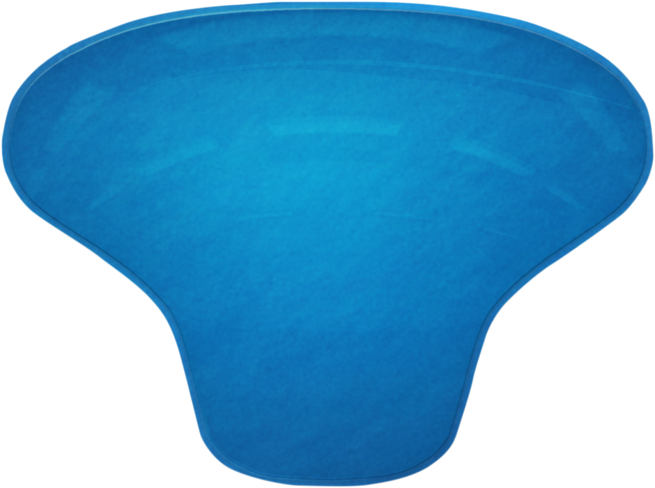 SADDLEMEN Pad - Easy Reach - Raw - Blue TS526R