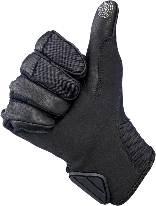 BILTWELL Bridgeport Gloves - Black Out - Medium 1509-0101-303