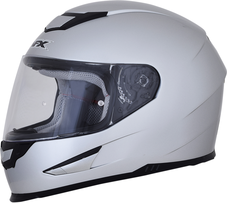 AFX FX-99 Motorcycle Helmet - Silver - Large 0101-11069