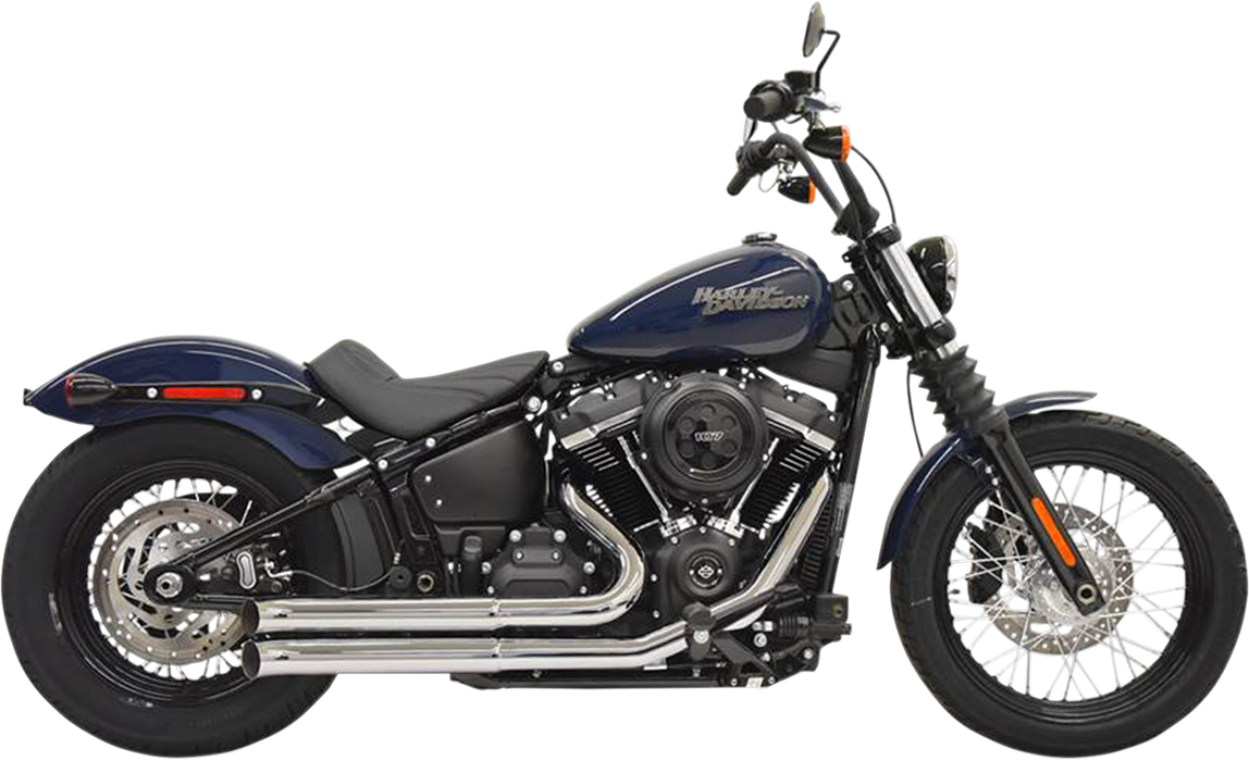 BASSANI XHAUST Pro Street Exhaust - Chrome 1S35D